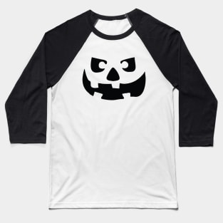 Spooky Halloween Jack O' Lantern Easy Costume Baseball T-Shirt